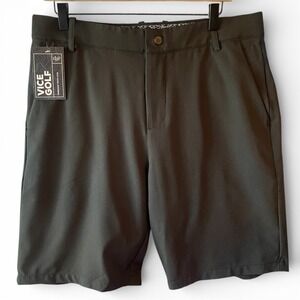 Vice Golf Embrace Performance Shorts Black Classic Fit Mens Size Large NWT 41873